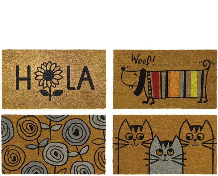 Una nueva colección de felpudos de fibra de coco