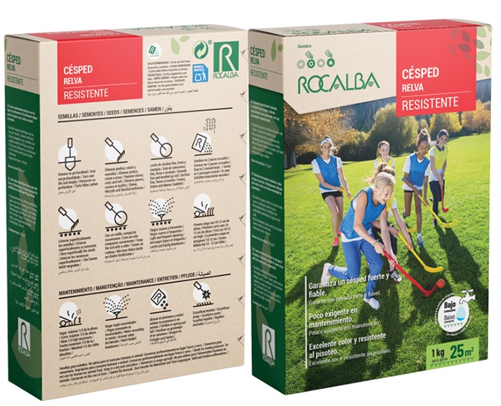 Semillas de césped resistentes y de rápido crecimiento 